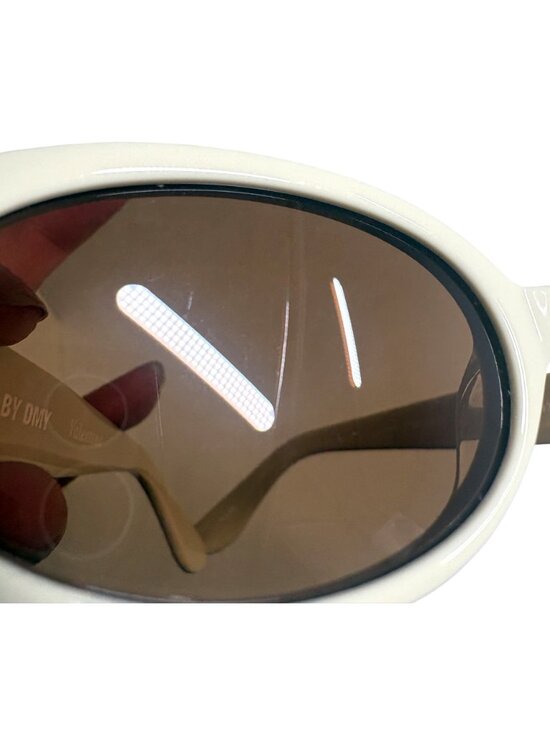 DMY by DMY Valentina Oval Sunglasses in Cream main image 8